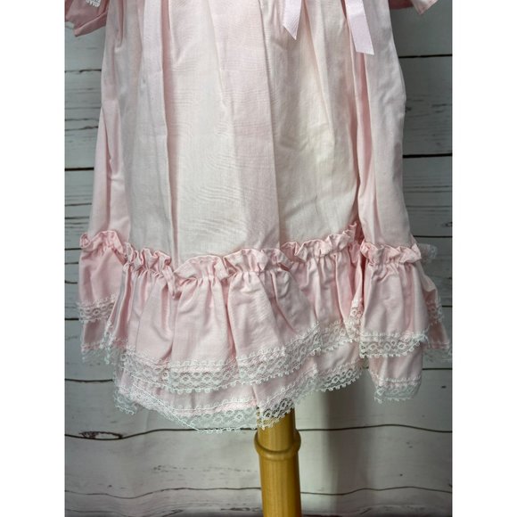 Martha Too Vintage Pink Ruffle Lace Size 24 Months Little‎ Girls Dress - Picture 8 of 8